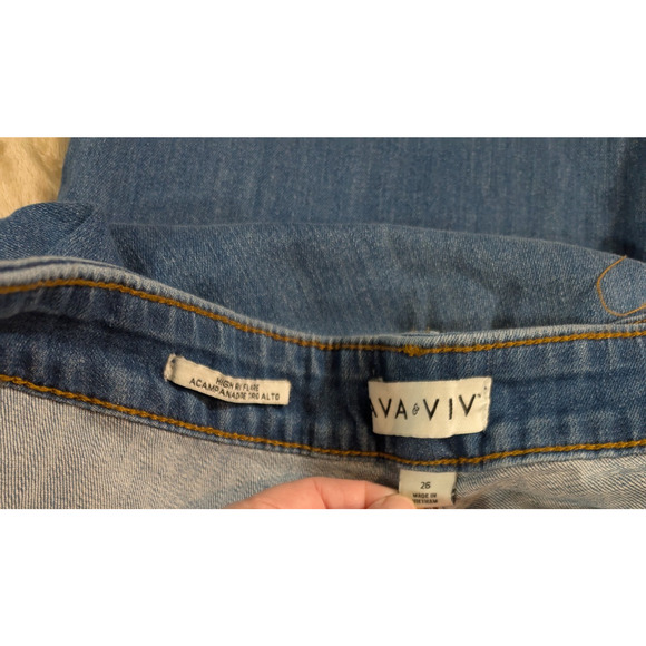 Ava & Viv Womens Plus Size 26 Blue Jeans Wash High-Rise Stretch‎ Fair Trade - Picture 3 of 7